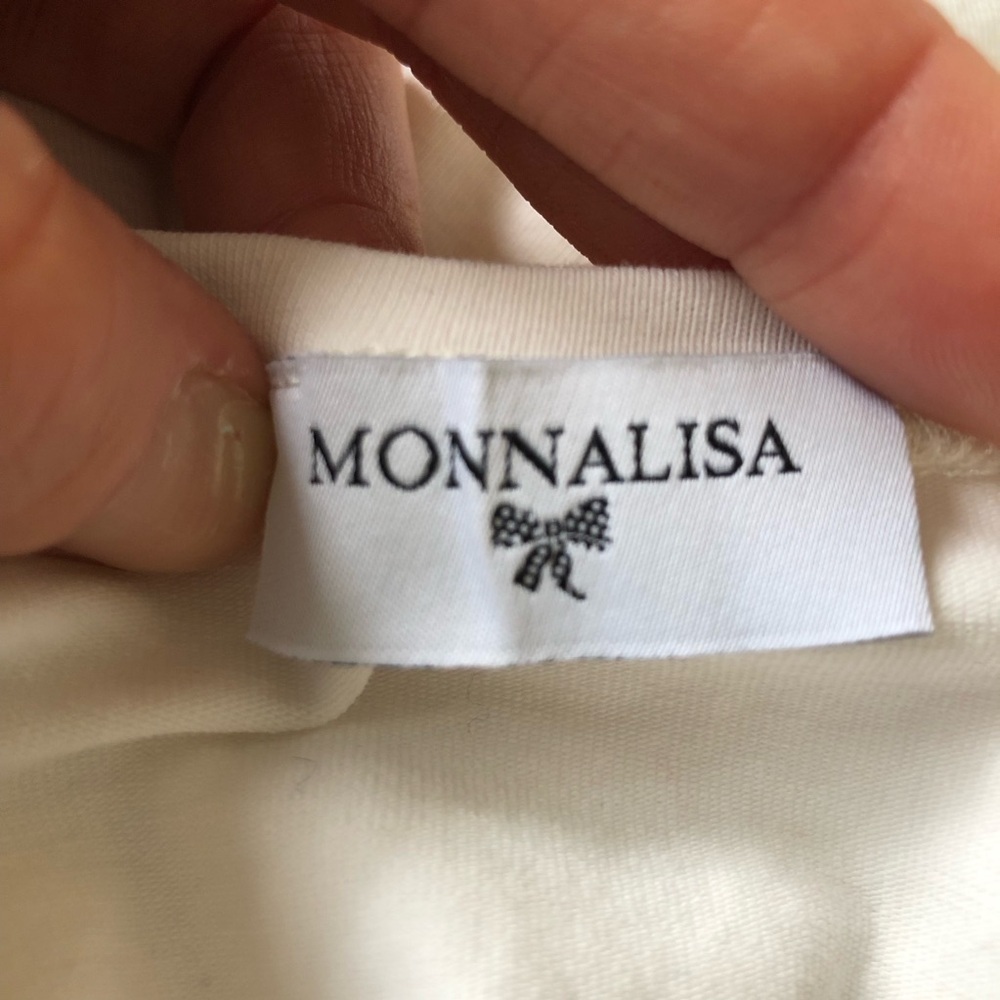 MonnaLisa Girl’s Embellished Tom & Jerry Long Sleeve White Tee - Picture 6 of 8